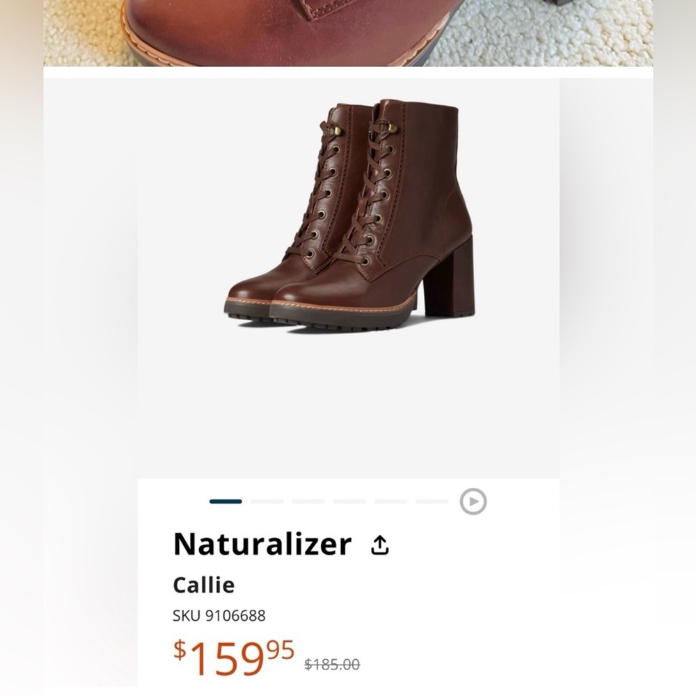 Naturalizer heeled boots